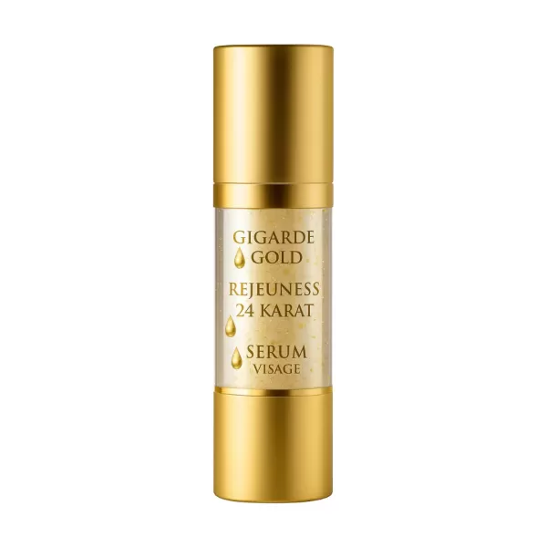 Gold Serum Rejeuness, Gesichtsserum mit 24 Karat Gold, Hyaluronsäure, Matrixyl-Pentapeptiden & Acai-Extrakt, 30 ml