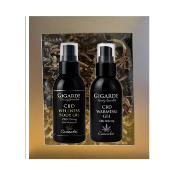 CBD Wellness Body Oil (100 ml) und CBD Warming Gel (100 ml) im Set