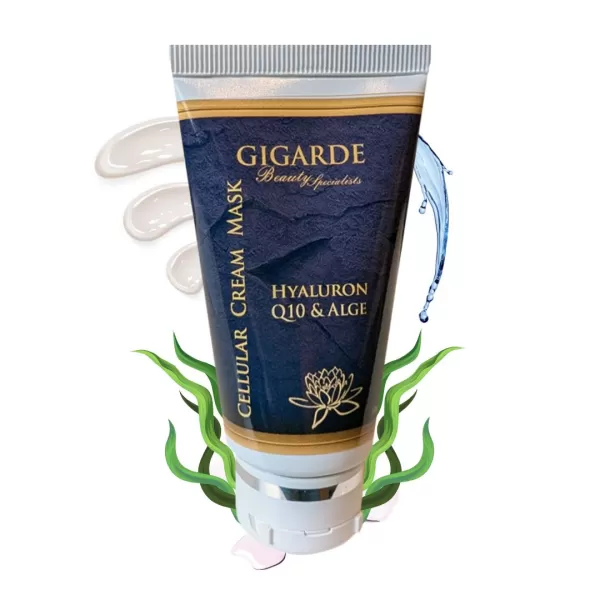 Cellular Creme Maske, Intensivpflege mit Coenzym Q10, Hyaluronsäure, Aloe Vera & Laminaria-Extrakt, 50 ml